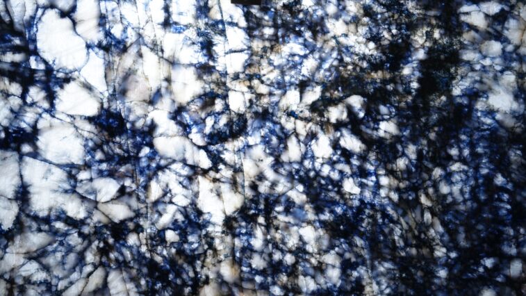Crystal Blue Quartzite Backlit 17621