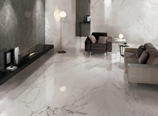 Marble effect for luxury living